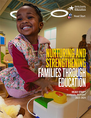 This is the cover of the 2023–2024 Head Start Annual Report